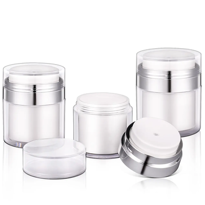 15/30/50/100ml Airless Press Cream Flask Jar Customization Design Huidverzorging Cosmetica