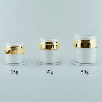 15/30/50/100ml Airless Press Cream Flask Jar Customization Design Huidverzorging Cosmetica