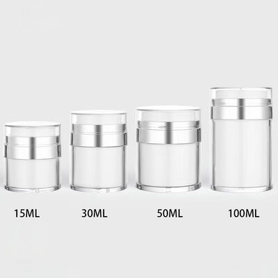 15/30/50/100ml Airless Press Cream Flask Jar Customization Design Huidverzorging Cosmetica