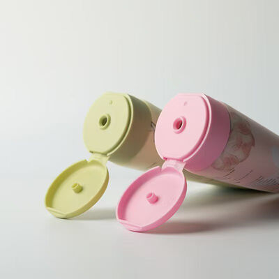 Flip Top Design Plastic Cream Tube met een diameter van 50 mm gebruikt voor huidverzorging cosmetische verpakking