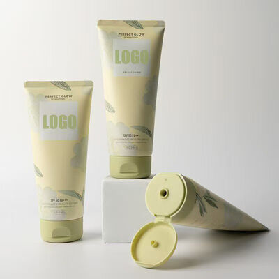 Flip Top Design Plastic Cream Tube met een diameter van 50 mm gebruikt voor huidverzorging cosmetische verpakking