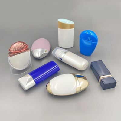 Customl Oval Shaped Luxury Gold Sunscreen Bottle High-End  Cosmetic Packaging  Lotion and Skincare