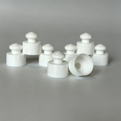 28 mm Push Pull Plastic Sports Cap voor flessen Verspreidingskappen voor flessen Plastic Screw Cap
