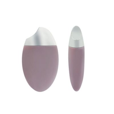 Cute Pink Egg-Shaped PET Bottle 50ml Sun Protection Serum Travel Size Packaging