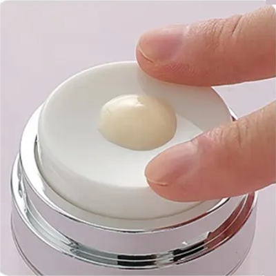 Airless Cream Jar 15g 30g 50g 100g Silver Electroplated Ring Clear Acrylic Outer Cosmetic Airless Pump Flasch Re-fillable Leeg Gezicht Creme Lotion Container Voor Huidverzorging Moisturizer