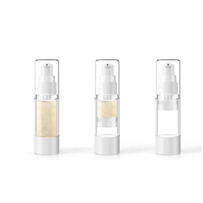 Roze heldere luchtloze vacuümsprayfles 15 ml 30 ml 50 ml hervulbaar Mini Cosmetic Fine Mist Sprayer Draagbaar Reizen Leeg Huidverzorging Toner Parfum Atomizer Plastic Beauty Packaging Container
