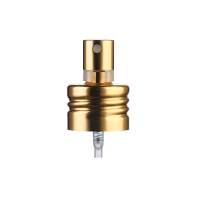 Zilvergoud Aluminium Schroef Parfumsprayer Pomp Fijne Mist Spray Pomp voor Cosmetische Glasfles