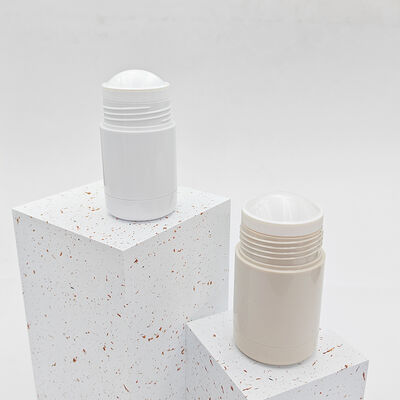 Deodorant Balm Container Empty Round Solid Balm Stick Bottle 30g 50g Reusable Outer Shell Replaceable Inner Refill