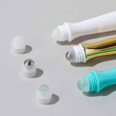 Portable  Stainless Roller Ball Plastic Bottle Cosmetic  Oil Deodorant Perfume