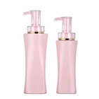 Plastic Kosmetische Roze het Lichaamslotion van Shampooflessen Vierkante Verpakking