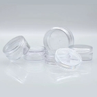 Transparante Kosmetische Plastic Roomkruik met Schroefdeksel
