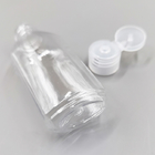 De aangepaste Fles van de het Desinfecterende middelsamendrukking van de HUISDIEREN Plastic Ovale Vlakke Hand met Flip Top Cap 60ml