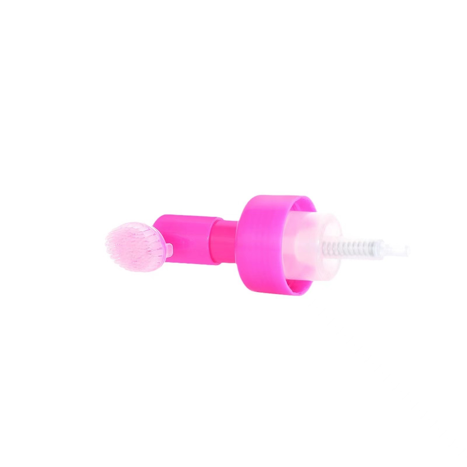 Plastic siliconen borstel schuimpomp 42/410 43/410 gezichtsreiniger zeep dispenser