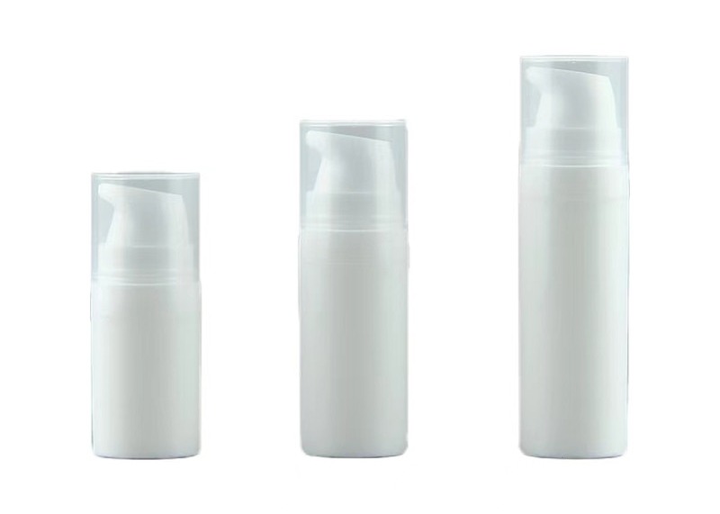 licht luxe 50 ml 80 ml vervangbaar draaiend cosmetisch luchtloze pompfles voor crème en huidverzorging