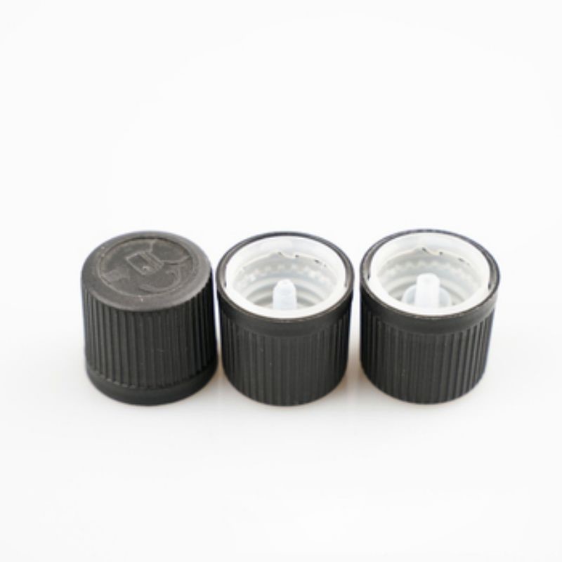 20 mm 24 mm 28 mm Zwart geribbeld glad plastic schroefkap Inductie afdichting gasket of drukgevoelige afdichting gasket