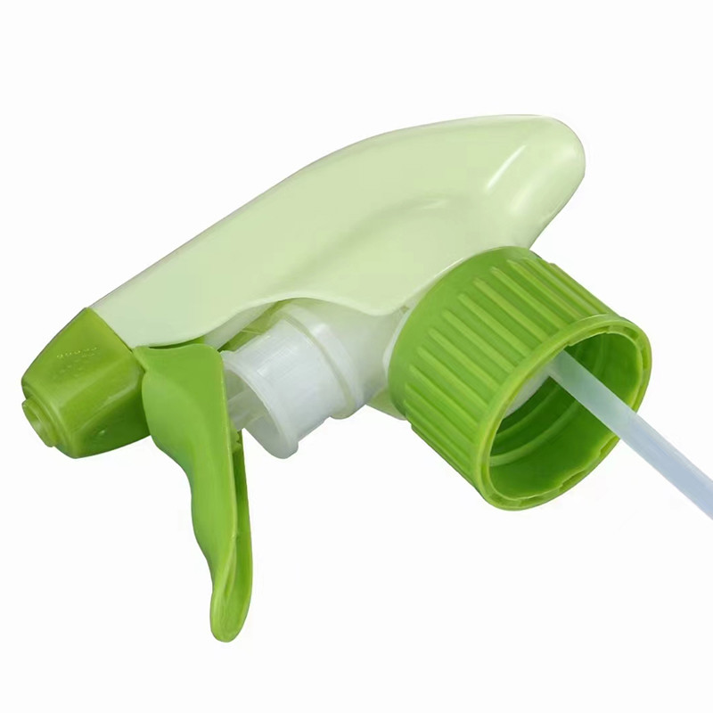 Leakproof 28 mm All Plastic Trigger Sprayer met ronde spuitstuk en draaiend sluitend type