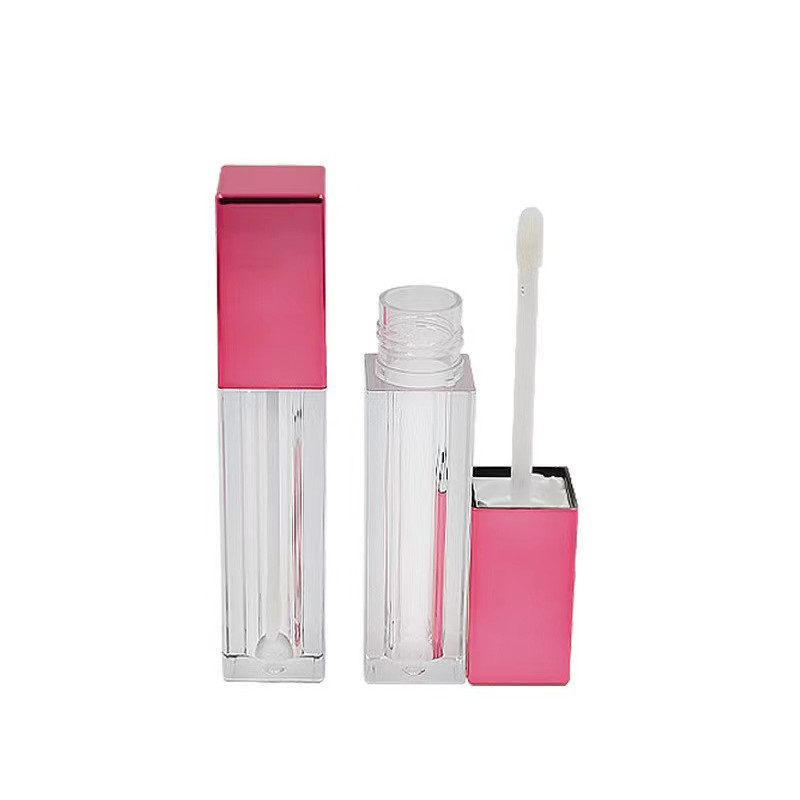 Lipbalsembuis voor cosmetische container Custom 3G Leeg Beveled Mouth Lipstickbuis Met Rubber Seal Schroef Sluiting Plastic