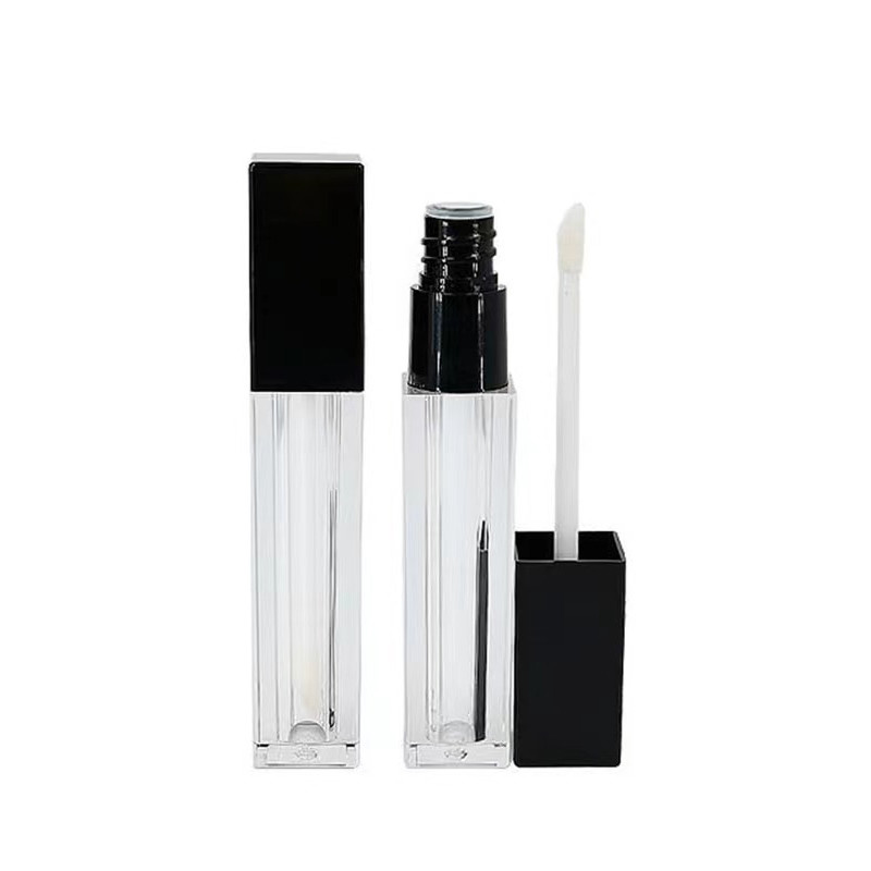 Custom 4g lege ronde mond Lipstick buis met rubberen zegel schroef sluiting Plastic Lipbalm buis voor cosmetische container verpakking
