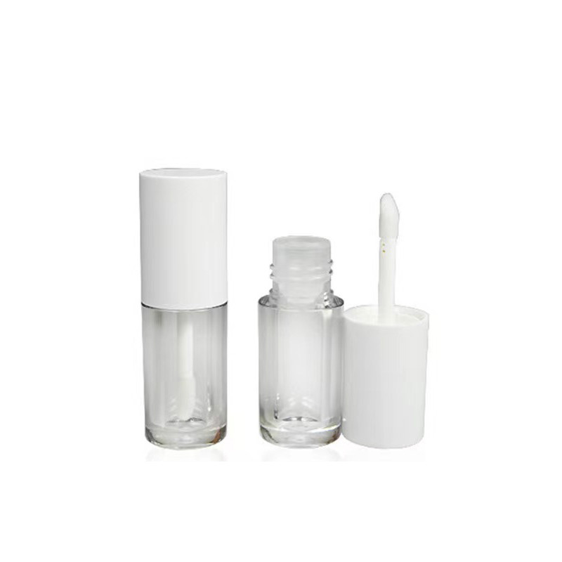 Groothandel Custom 3.5G lege lippenstift buis met rubberen zegel schroef sluiting Plastic Lip Balm buis voor cosmetische container verpakking