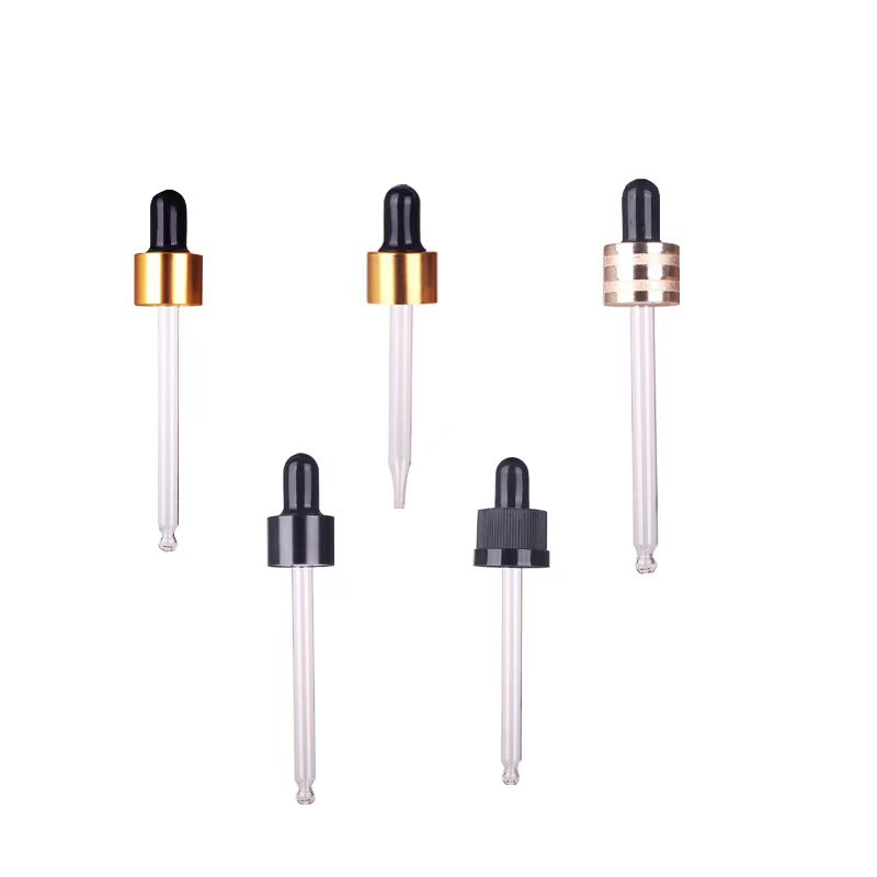 18 mm 24 mm geribbelde PP-plastic drupper voor essentiële olieflessen en veelzijdig