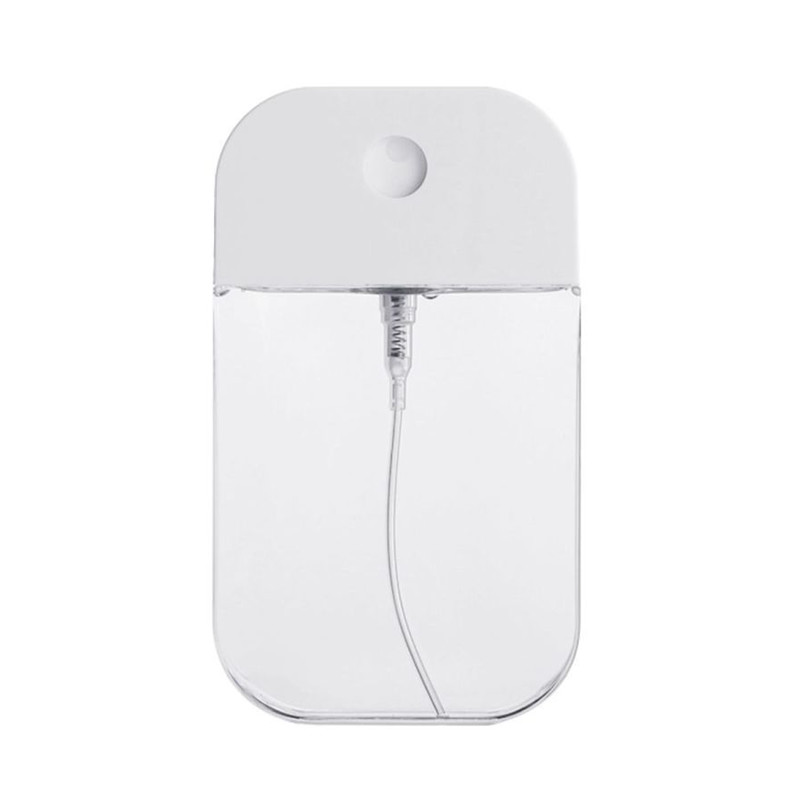 30 ml 50 ml Draagbare Navulbare PETG Plastic Cosmetische Spray Parfum Kaartvormige Fles Rubberen Frame Reizen Gemakkelijk te Gebruiken