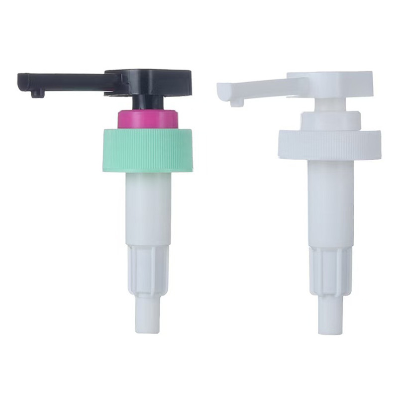 28mm 32mm aangepaste kleur vloeistof dispenser vierkant hoofd lotion pomp voor het wassen van handen