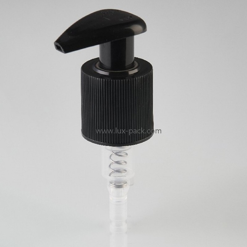24mm 28mm aangepaste kleur vloeistof dispenser Links-rechts lotion pomp