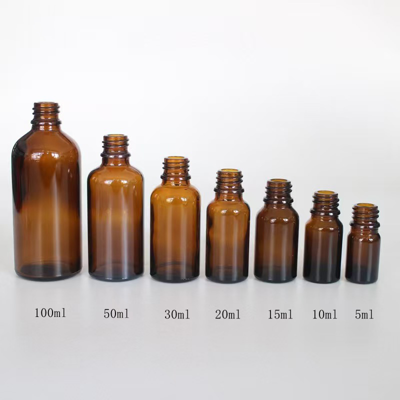 Amber Cobalt Blue Green Essential Oil Bottle - Eco-Friendly Well Sealing Perfume Bottle for Aromatherapy