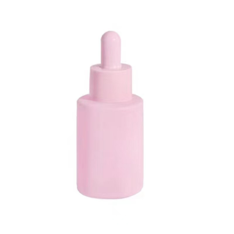 Lege etherische olie fles aangepaste kleur met zwarte druppelaar 5ml 10ml 15ml 20ml 30ml 50ml 100ml