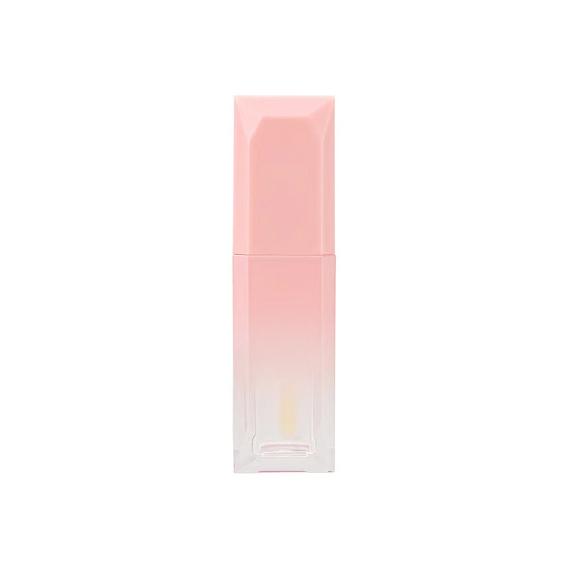 5 ml Transparante Lipgloss Oliebuis Nieuwe Stijl Gouden Deksel Vierkante Fles
