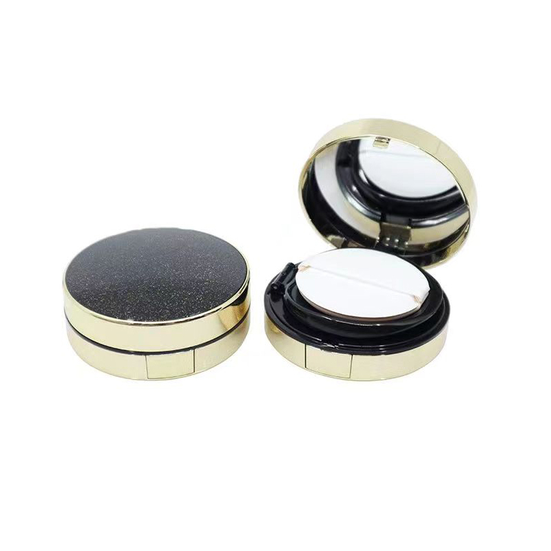 Cream Box Air Cushion Foundation Box met poederpuff en spiegel