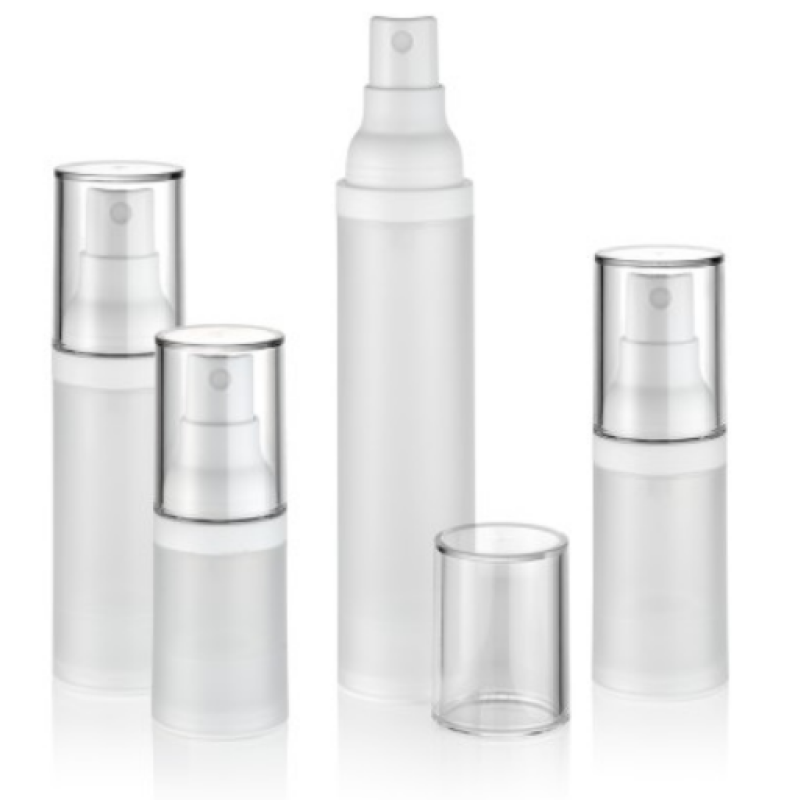 Delicaat uiterlijk 5 ml 10 ml 15 ml 30 ml plastic luchtloze pompfles voor huidverzorging