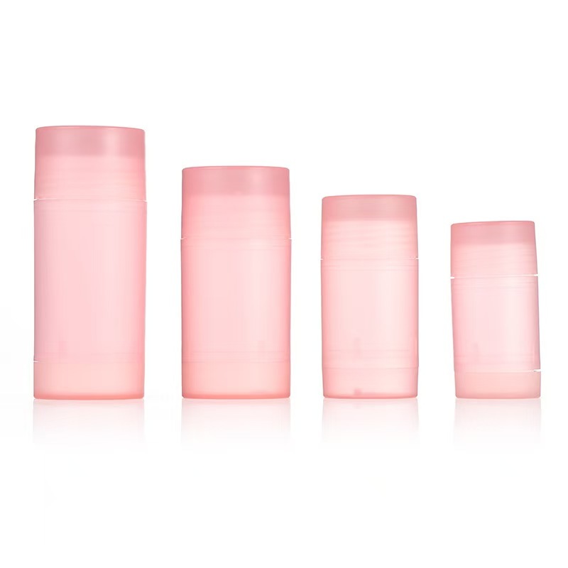 Ronde vorm 35g 50g 75g PP Dubbele schelp Lichaamsgeur Deodorant Balsem Stick Container