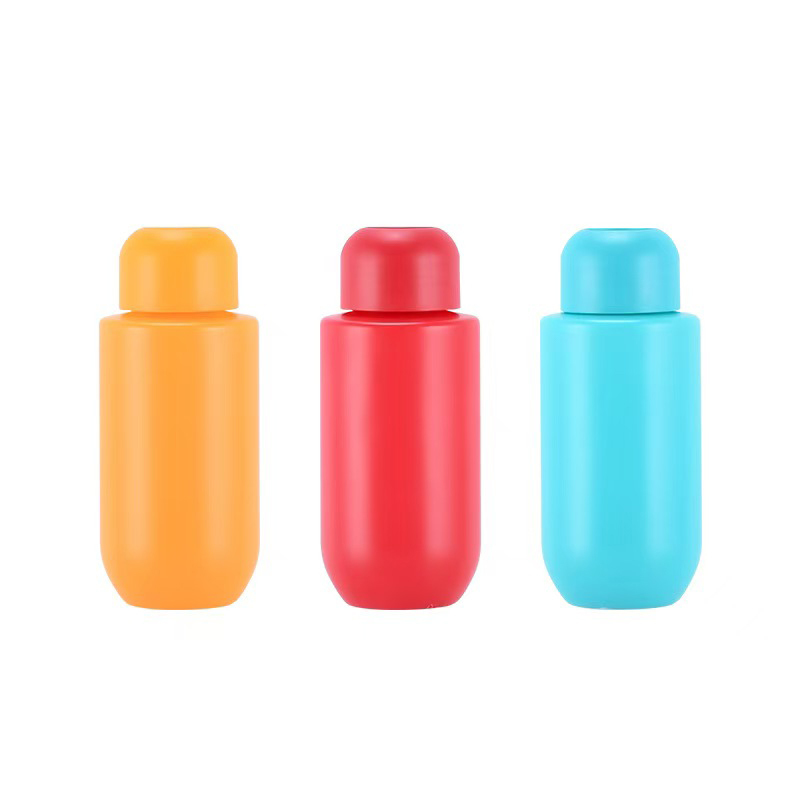 Recyclebare matte oppervlakte schijf top dop lotion crème container cosmetische verpakking HDPE fles voor persoonlijke verzorging