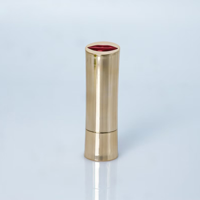 3.5g Lipstick Cosmetische Plastic Verpakking Custom logo Leeg Goud Slim Lipstick Buizen Lipbalsem Fles