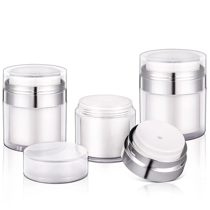 15/30/50/100ml Airless Press Cream Flask Jar Customization Design Huidverzorging Cosmetica