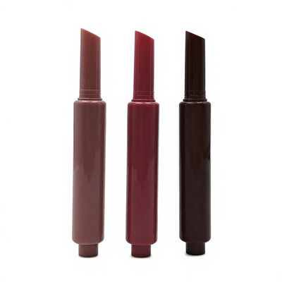 2.4g Druk Lipstick Tube Leeg Druk op Plastic Lip Balm Container Glanzende kleur Cosmetische Lipstick Packaging Tube
