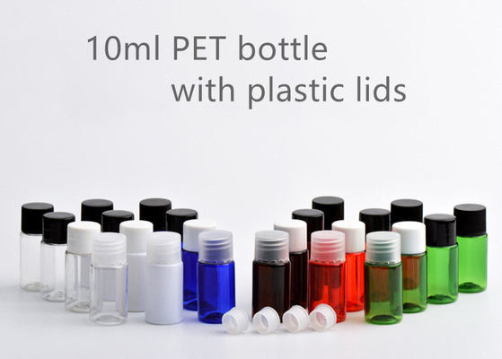 Containers van de HUISDIERENpp de Kleine Plastic Fles, 10ml om Plastic Flessen met Deksels